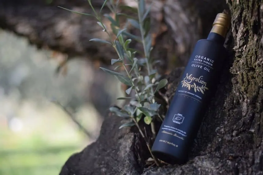 Myrolion Olive oil. Greek Organic High Phenolic EVOO