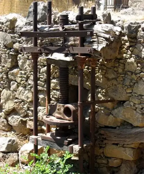 old olive press